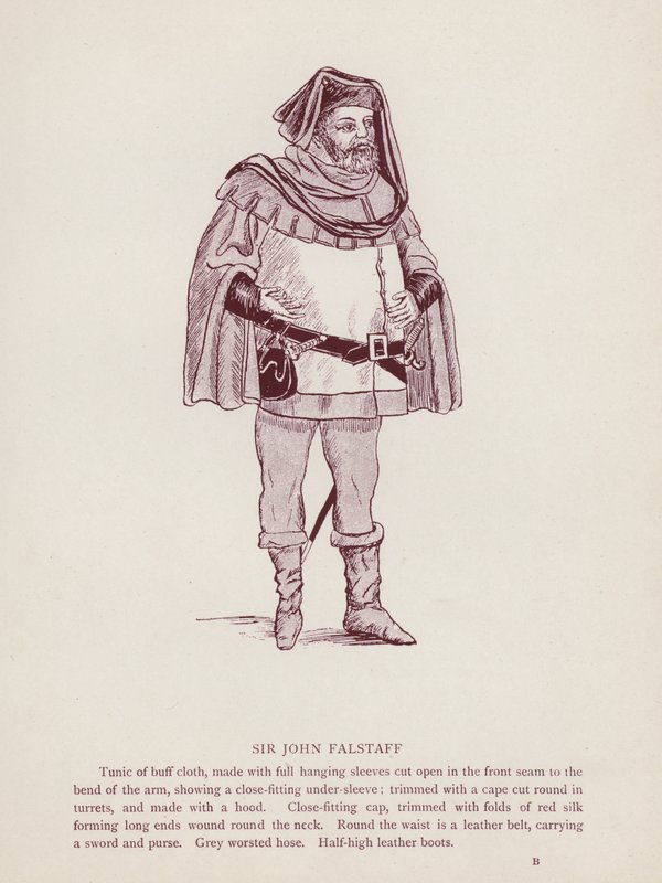 Sir John Falstaff - English School