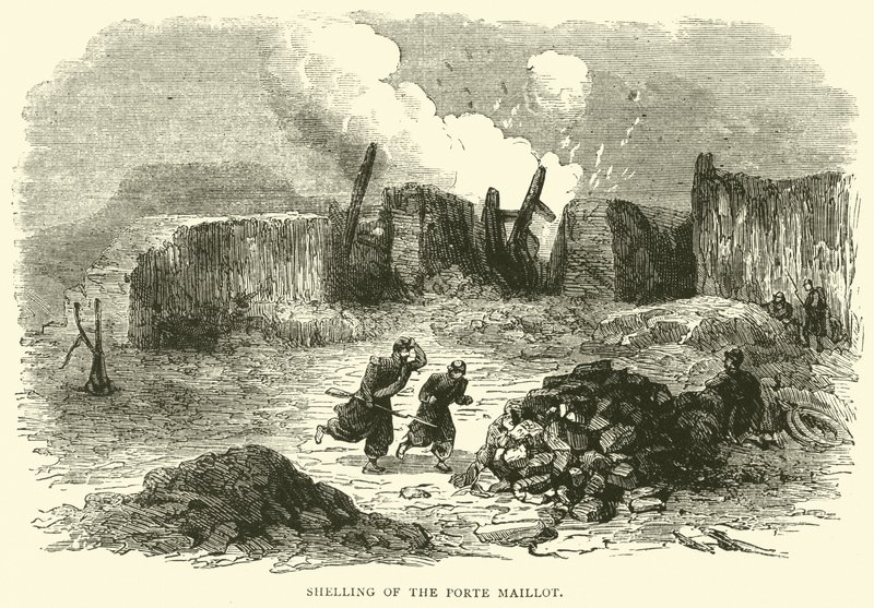 Bombardement de la Porte Maillot, janvier 1871 - English School