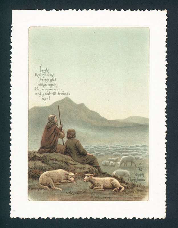 Berger et moutons - English School
