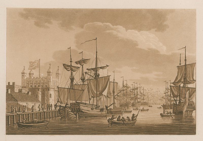 Navires et bateaux sur la Tamise - English School