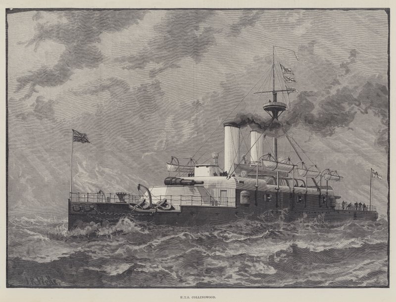 Navires à la Revue Navale du Jubilé de la Reine - English School