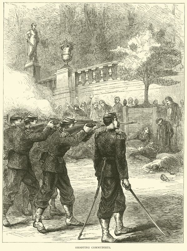 Exécution des communards, 1871 - English School