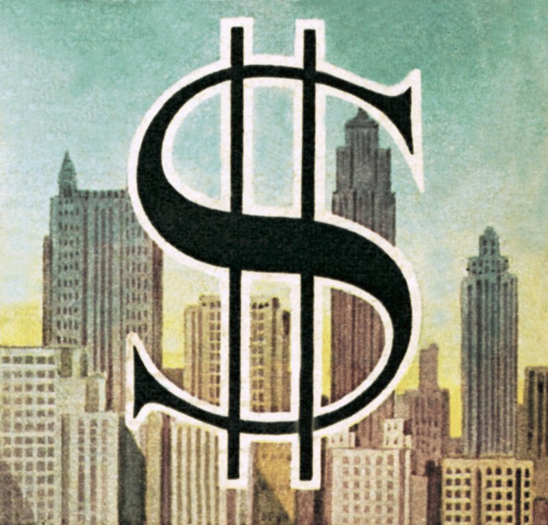 Signe du dollar américain - English School