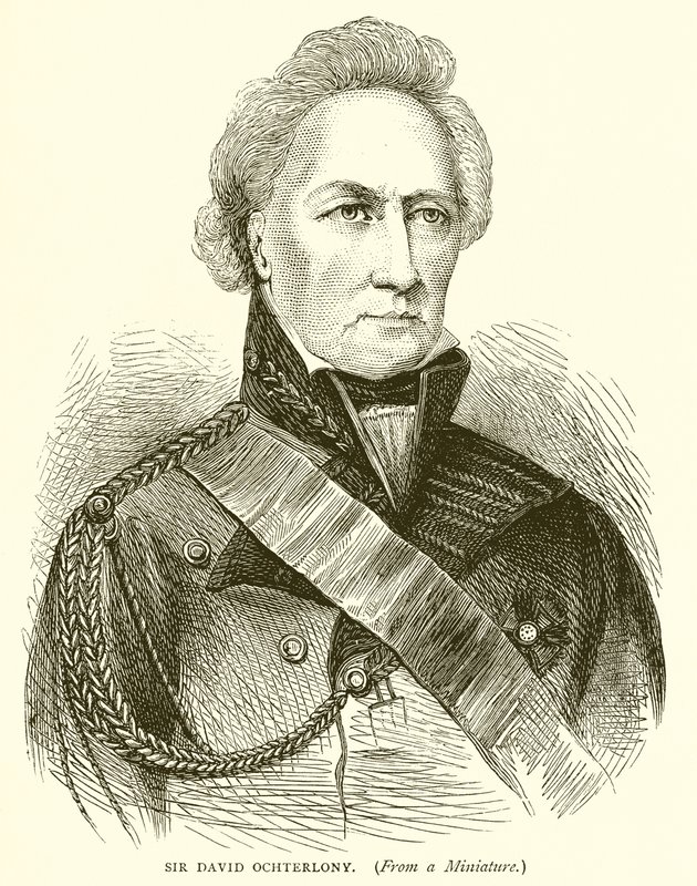 Sir David Ochterlony - English School