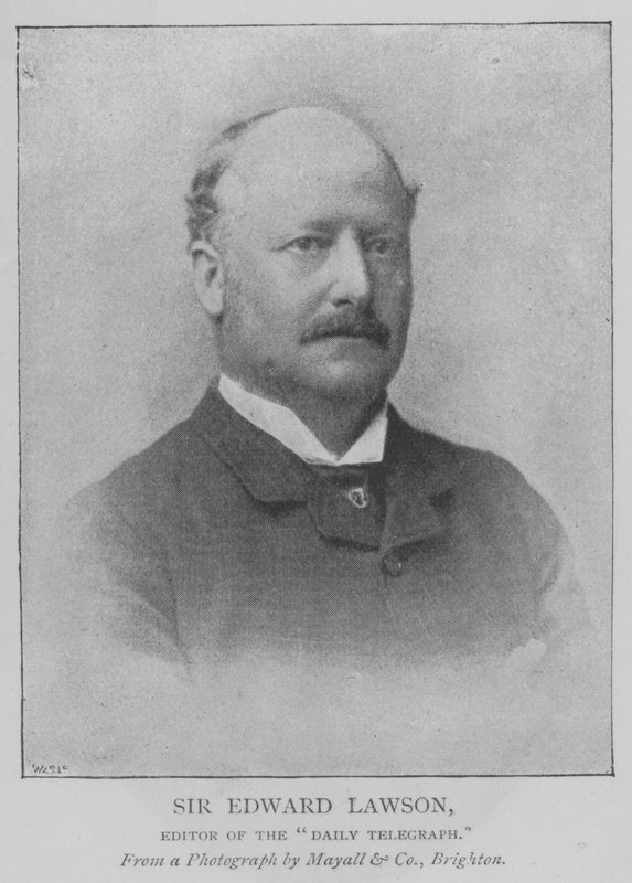 Sir Edward Lawson, Rédacteur en chef du "Daily Telegraph" - English School