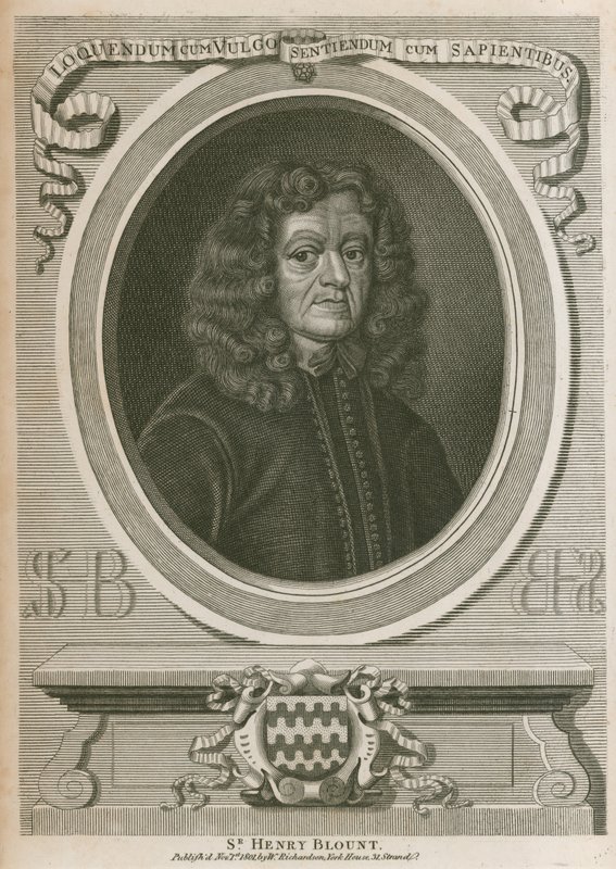Sir Henry Blount - English School