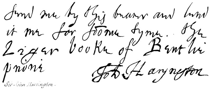 Sir John Harrington - English School