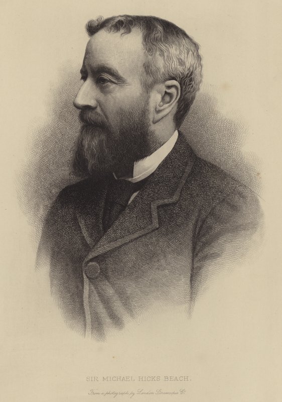 Sir Michael Hicks Beach - English School