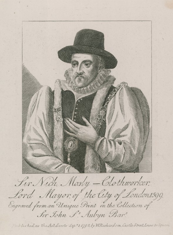 Sir Nicholas Mosley, drapier, Lord-maire de Londres, 1599 - English School