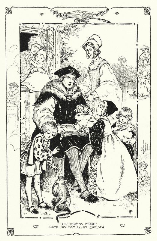 Sir Thomas More avec sa famille à Chelsea - English School