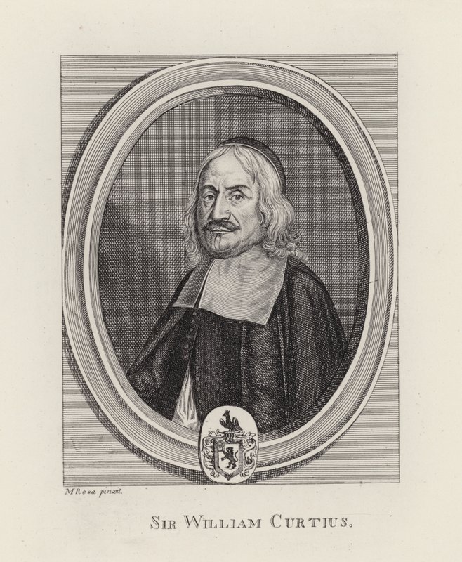 Sir William Curtius (gravure) - English School