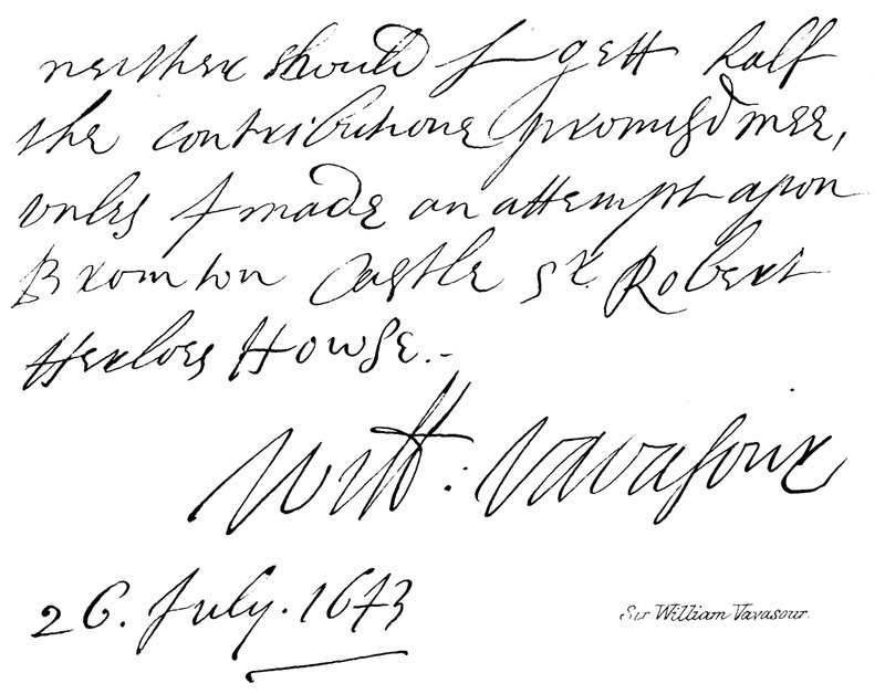 Sir William Vavasour - English School