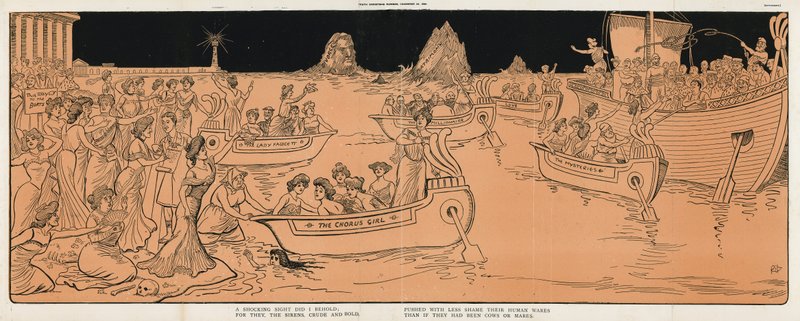 Sirènes, 1906 - English School