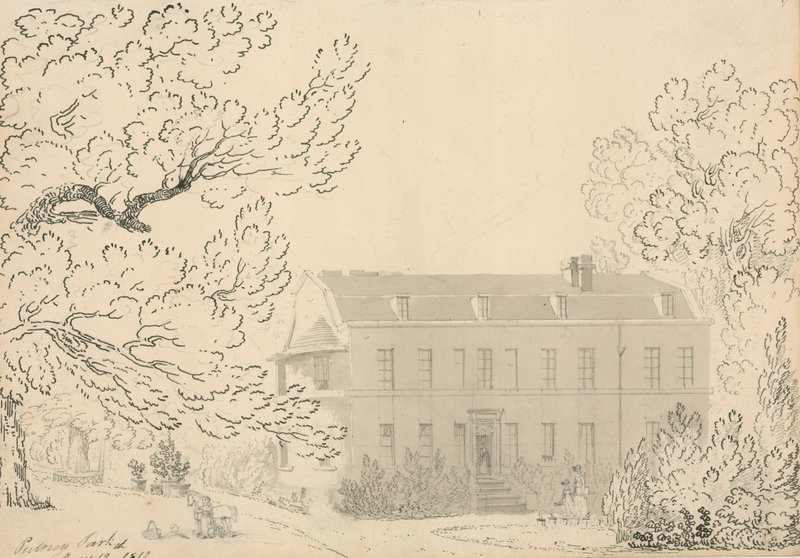 Croquis du parc de Putney, Putney, Londres - English School