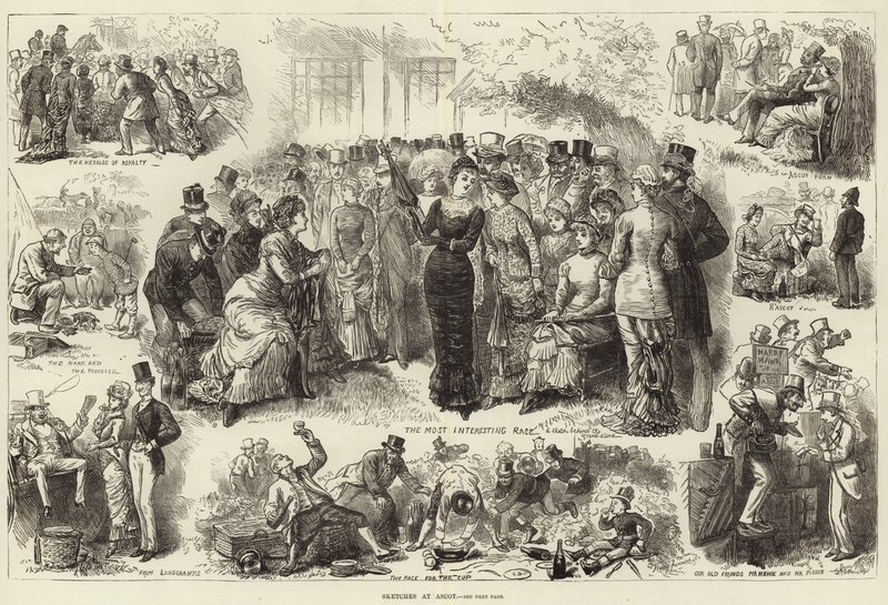 Croquis à Ascot - English School