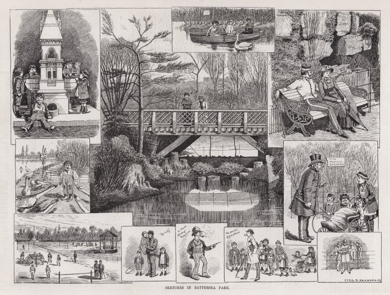 Croquis dans Battersea Park - English School