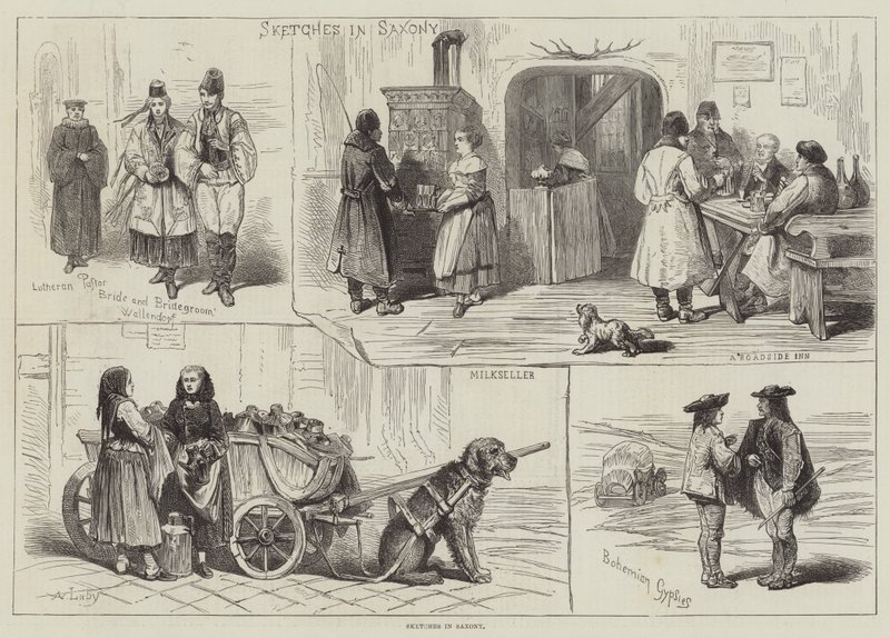 Croquis en Saxe - English School