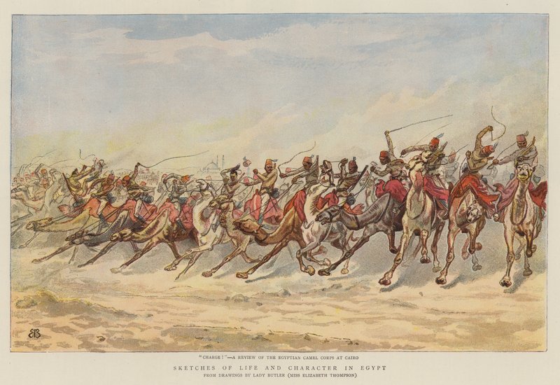 Croquis de la vie et du caractère en Égypte (chromolithographie) - English School