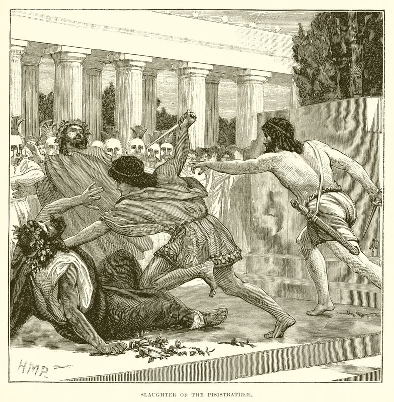 Massacre des Pisistratides - English School