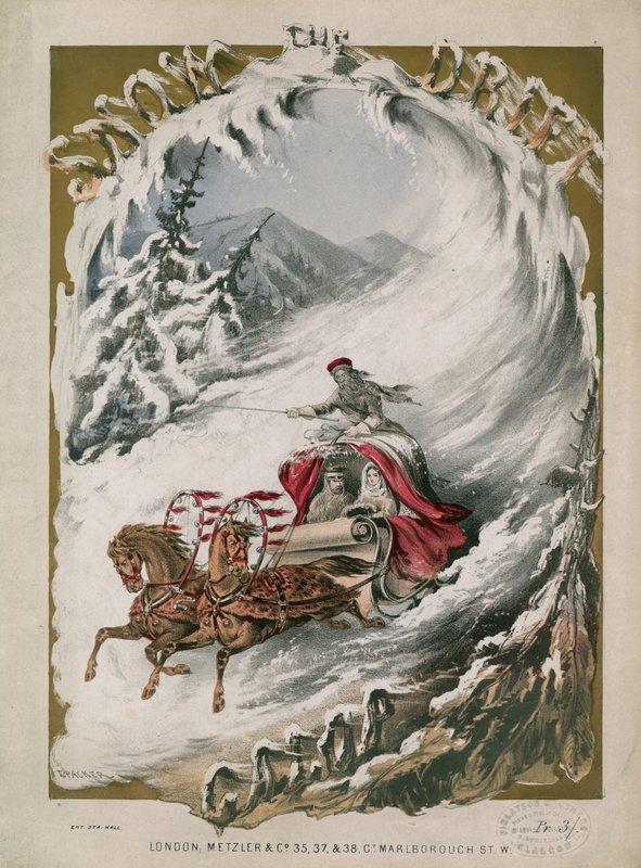 Balade en traîneau dans la neige - English School