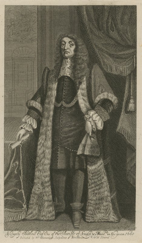 Slingsby Bethell, shérif de Londres et Middlesex en 1680 - English School