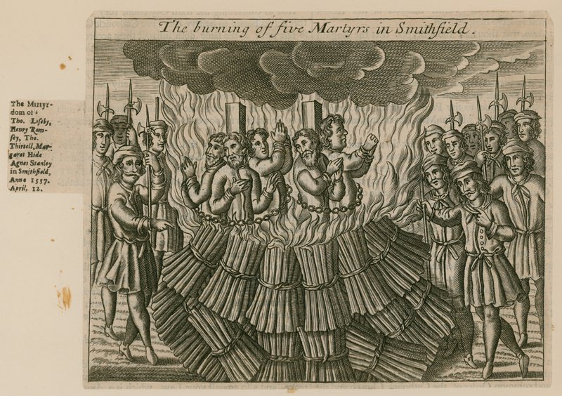 Martyrs de Smithfield - English School