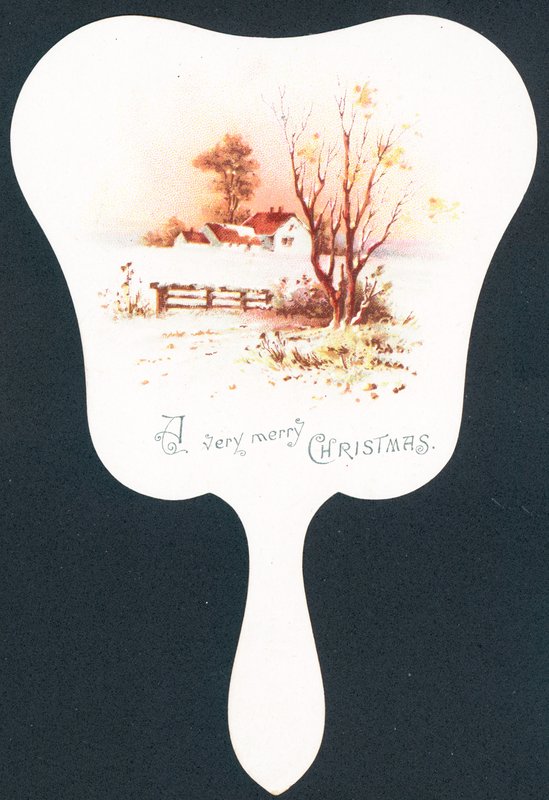 Scène de neige en forme d