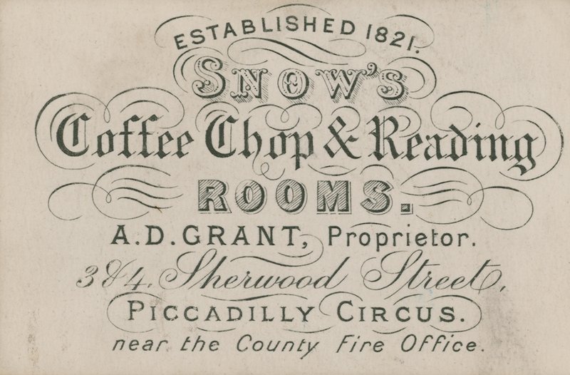 Café et salles de lecture de Snow - English School