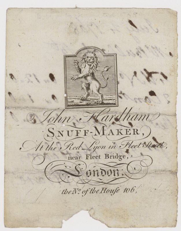 Fabricant de tabac à priser, John Hardham - English School