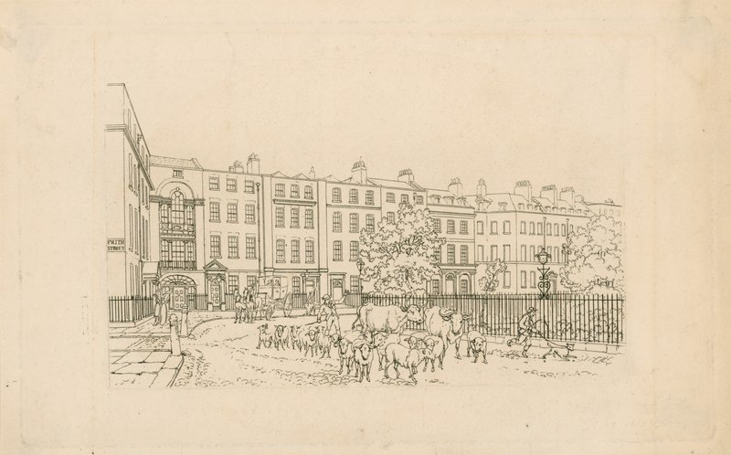 Soho Square, vue vers l
