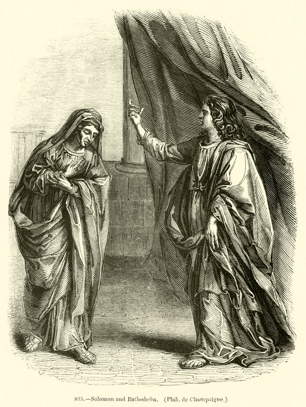 Salomon et Bethsabée, Philippe de Champaigne - English School