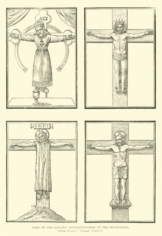 Certaines des premières représentations de la Crucifixion - English School