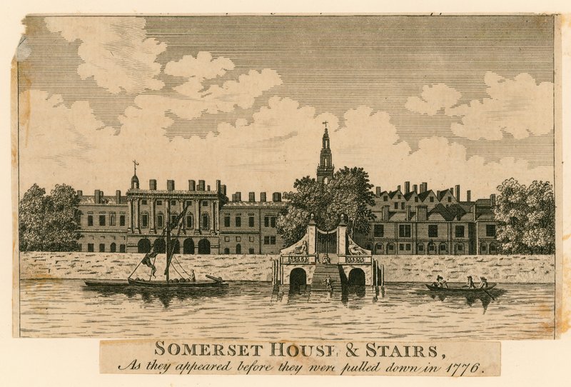 Somerset House et les escaliers tels qu