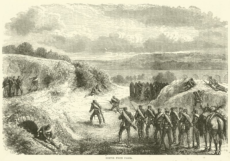 Sortie de Paris, octobre 1870 - English School