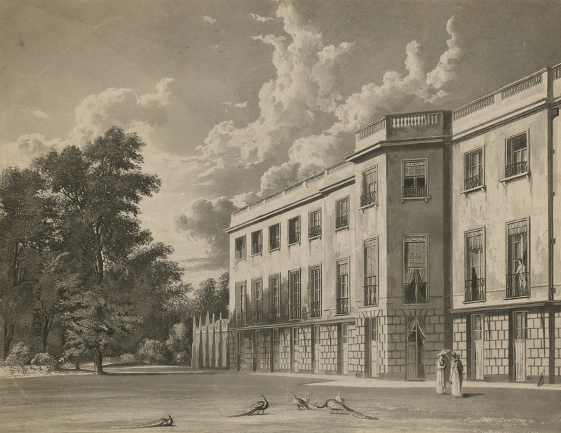 Façade sud de Carlton House - English School