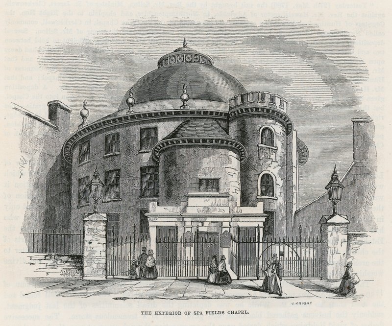 Chapelle de Spa Fields, Clerkenwell - English School