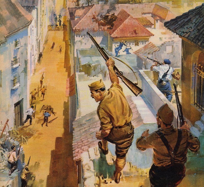 Guerre civile espagnole - English School
