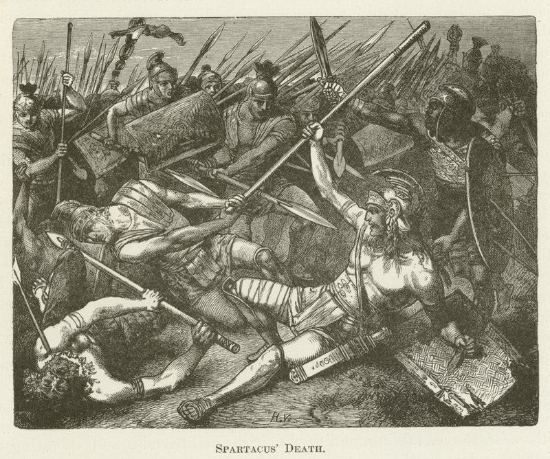 Mort de Spartacus - English School