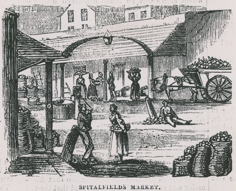 Marché de Spitalfields, Londres - English School