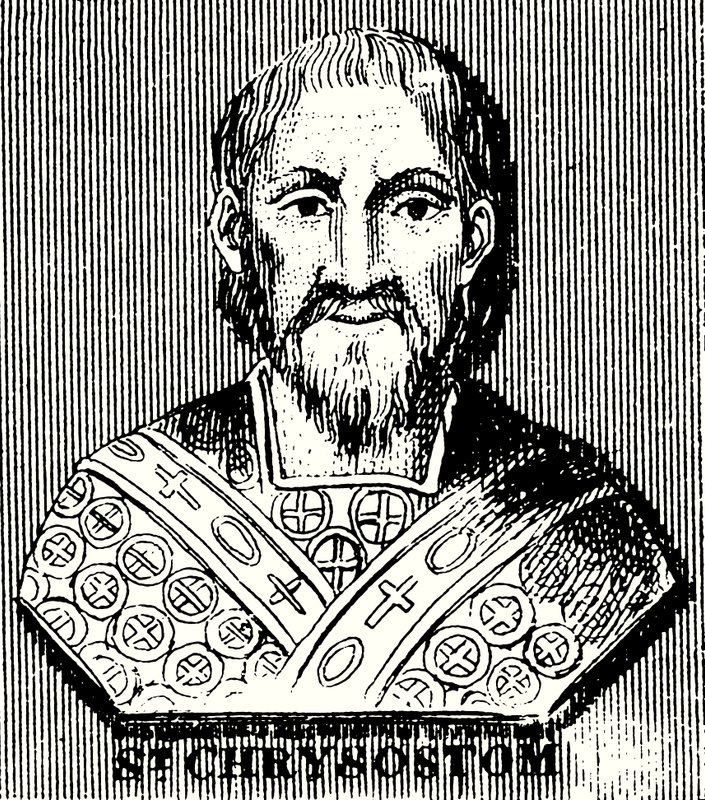 Saint Chrysostome (gravure) - English School