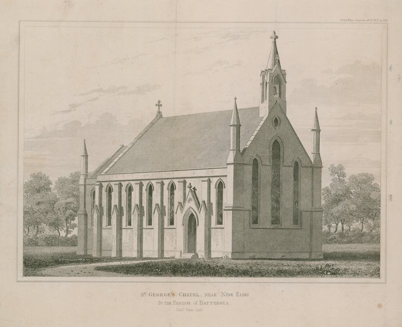 Chapelle St Georges, près de Nine Elms, Battersea - English School