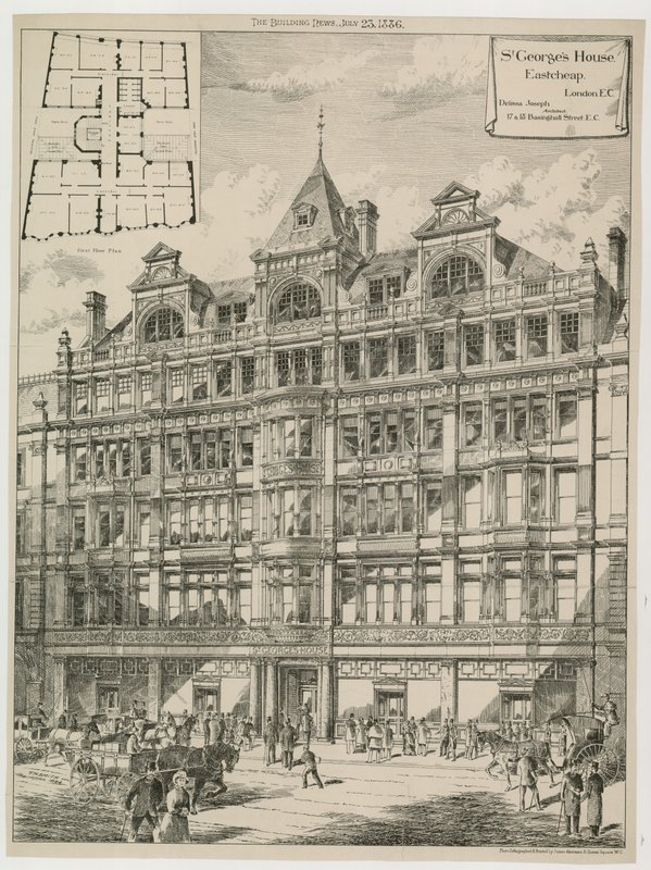 St Georges House, Eastcheap, Londres - English School