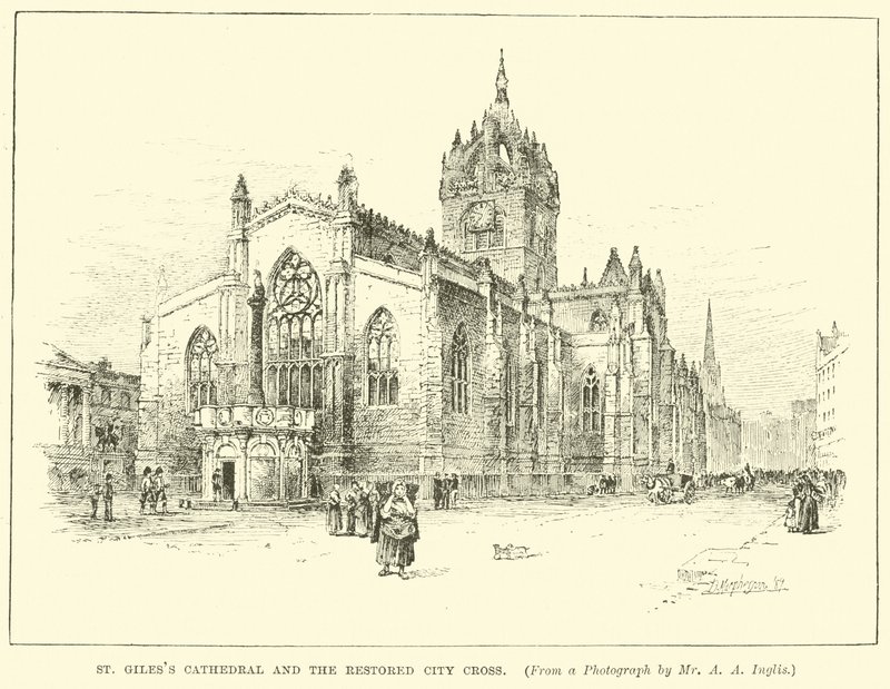 Cathédrale Saint-Gilles et la Croix de la Ville restaurée - English School