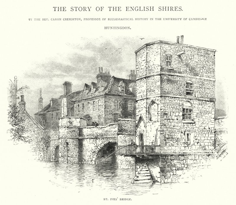 Pont de St Ives (gravure) - English School
