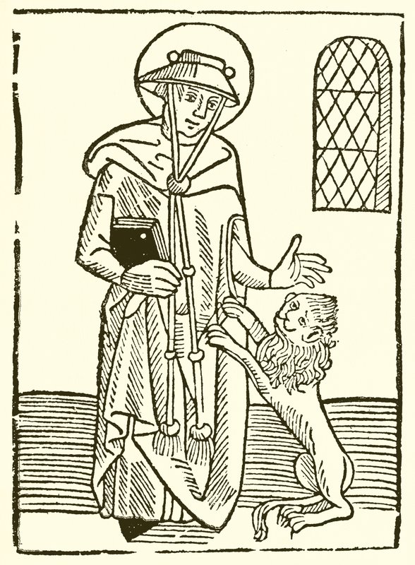 Saint Jérôme et son lion - English School