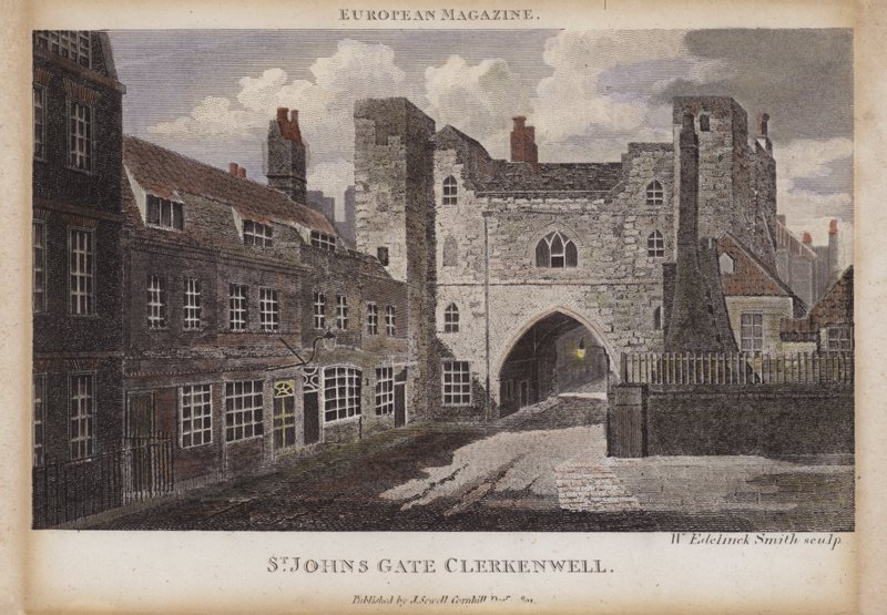 Porte de St John, Clerkenwell, Londres - English School