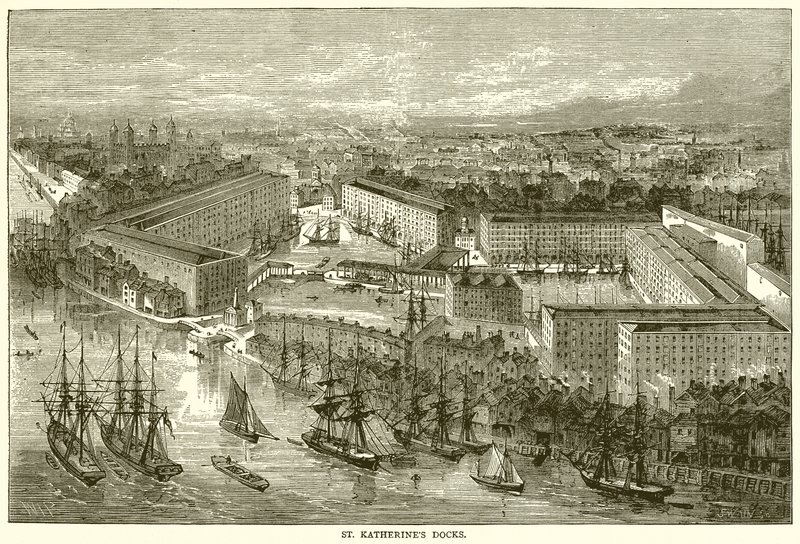 Les docks de Sainte-Catherine - English School