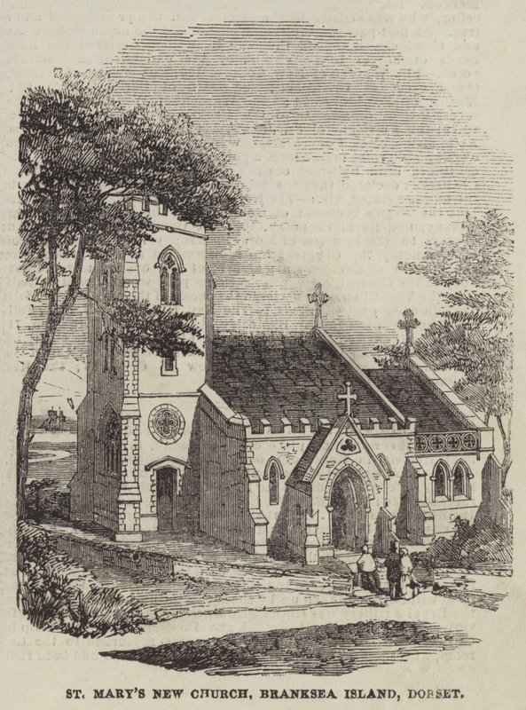 Nouvelle église Sainte-Marie, île de Branksea, Dorset - English School