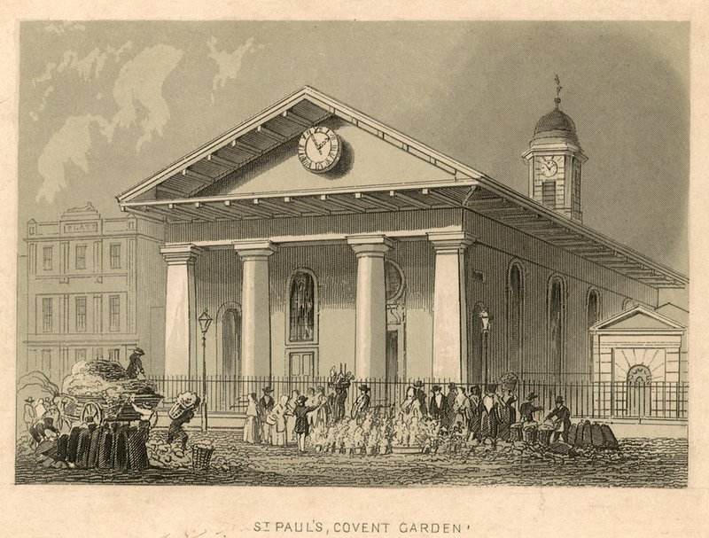 St Pauls, Covent Garden, Londres - English School