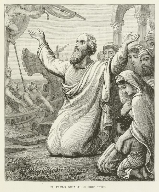 Le départ de Saint Paul de Tyr - English School